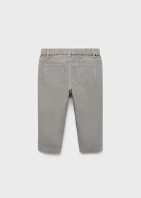 Straight cotton jeans