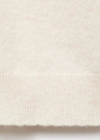 V-neck wool-blend cardigan