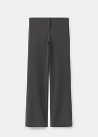 Seamless straight-leg suit pants