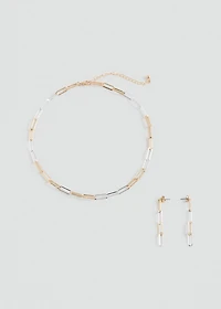 Necklace and earrings set