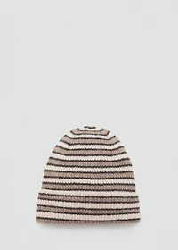 Striped knit hat