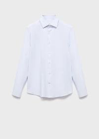 100% cotton striped slim-fit shirt