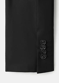 Straight-fit suit jacket