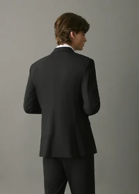 Straight-fit suit jacket