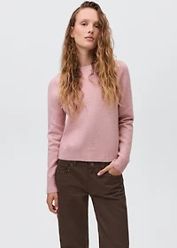 Leopard-print wide leg jeans