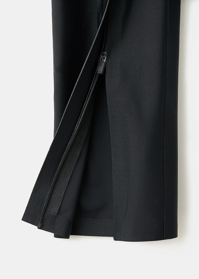 Leggings with zipped hem