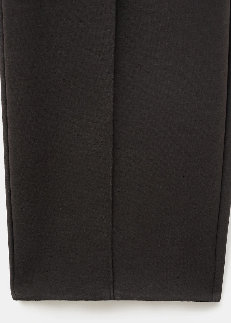 Jogger pants with seam detail