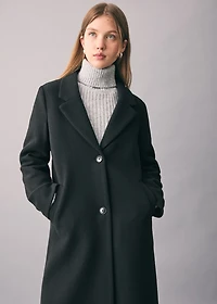 Long cloth coat