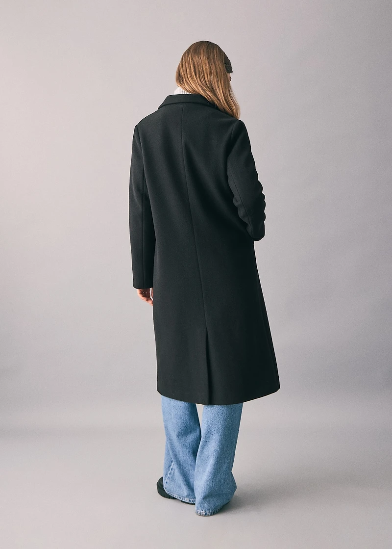 Long cloth coat