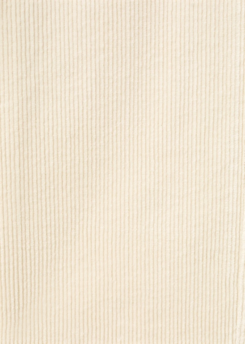 Wide-leg corduroy pants