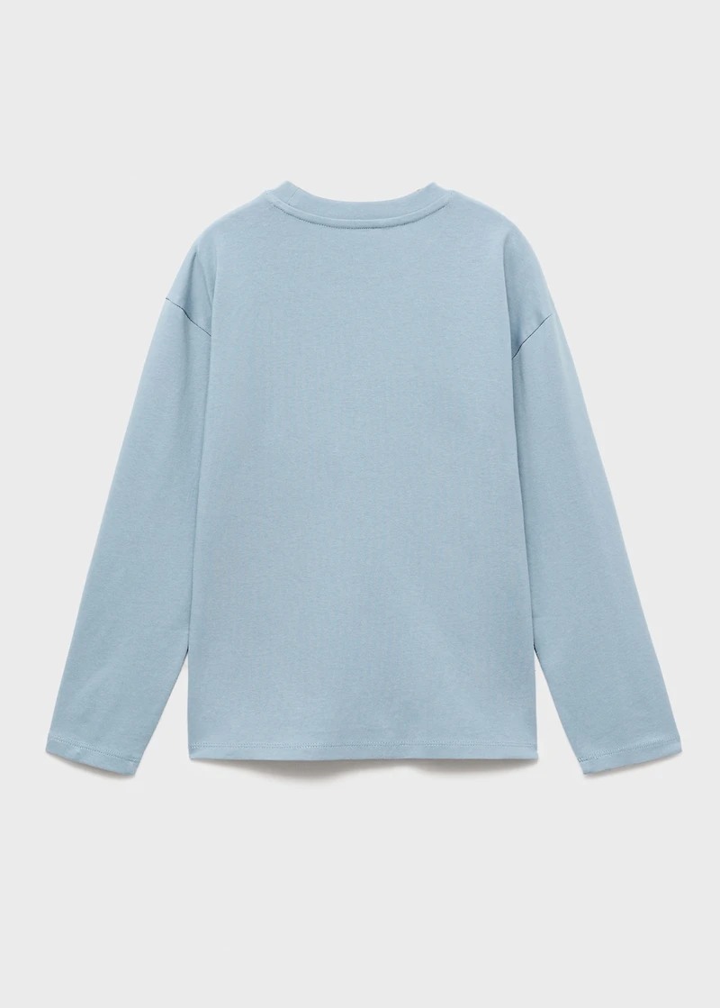 Printed long sleeve t-shirt