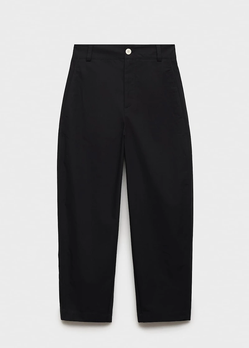 High-waisted balloon pants