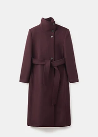 Manteco wool coat with belt