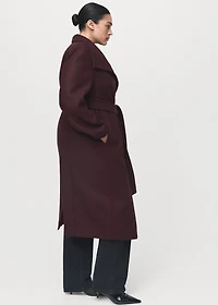 Manteco wool coat with belt