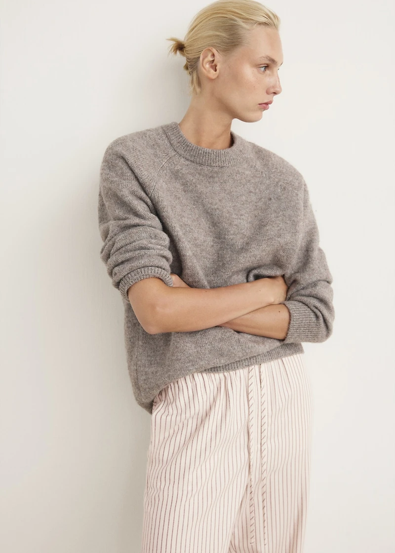 Woven striped flannel pants