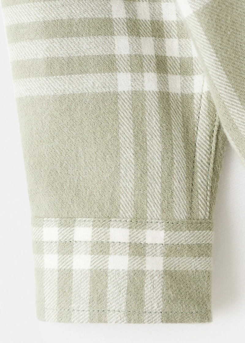 Cotton checked shirt