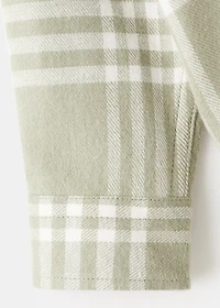 Cotton checked shirt