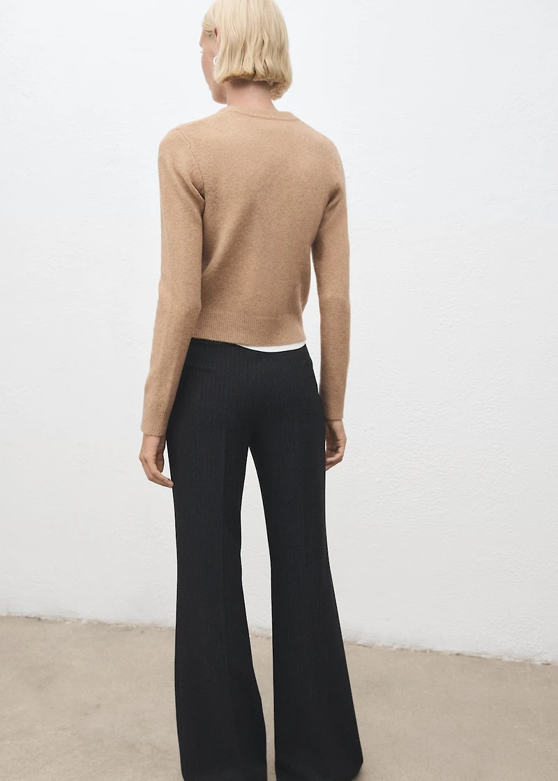 Knitted button cardigan