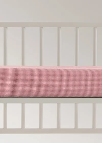 Yarn-dyed gingham-check fitted sheet