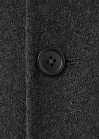 Handmade wool coat with hood