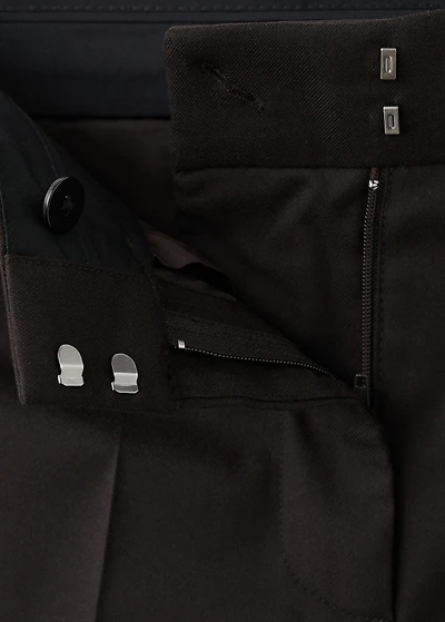 Mid-rise flare pants