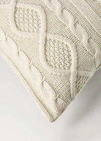 Children’s cable-knit cushion cover 17.72 x