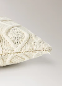 Children’s cable-knit cushion cover 17.72 x