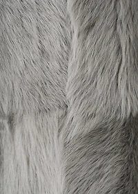 Reversible fur coat