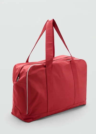 Maxi bag with contrasting trim