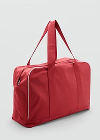 Maxi bag with contrasting trim