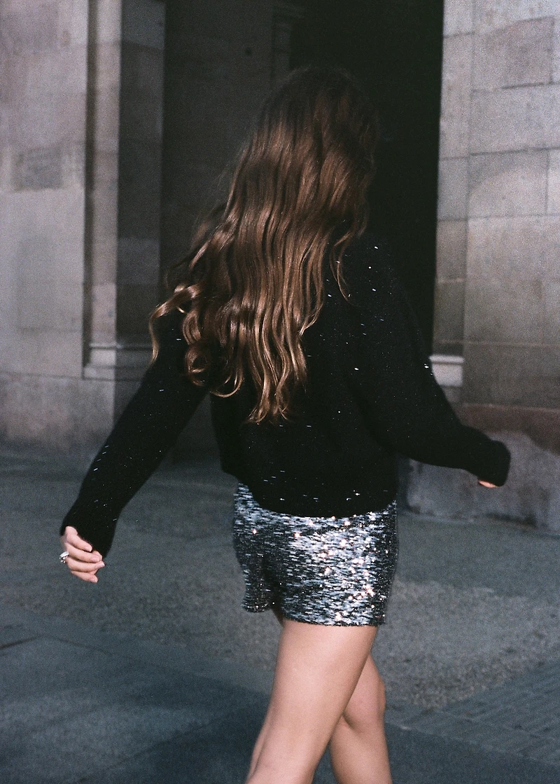 Sequin shorts