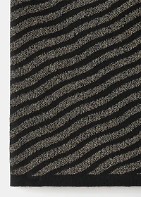 Striped strapless top