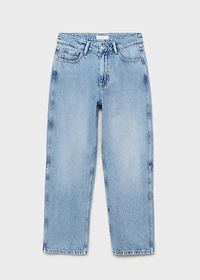 Mid-rise balloon jeans