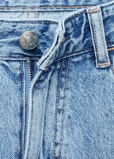 Mid-rise balloon jeans