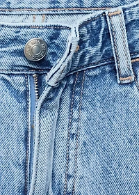 Mid-rise balloon jeans