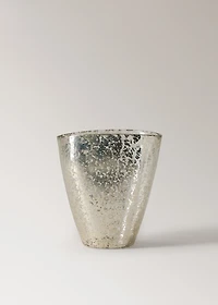 mercurised glass vase