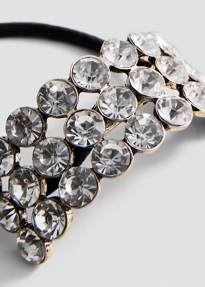 Crystal hair elastic