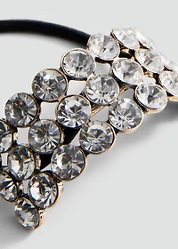 Crystal hair elastic