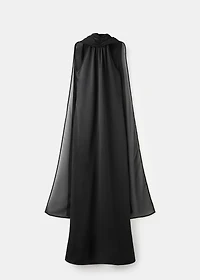 Satin halter neck dress