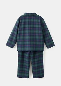 Set of long check pyjamas