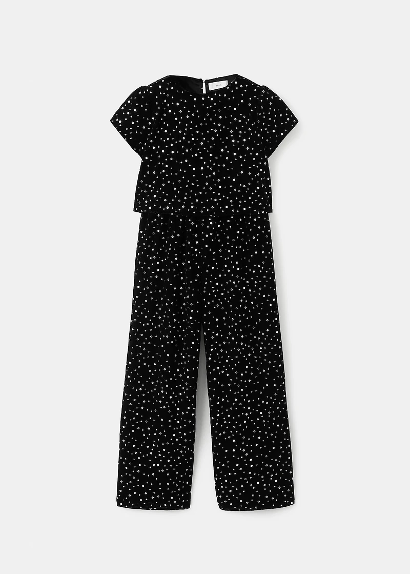 Sequins long jumpsuit