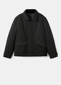 Water-repellent jacket with pockets