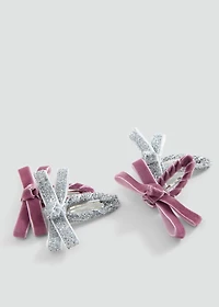 4 pack bow hairclips