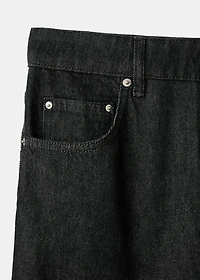 Low-rise barrel jeans