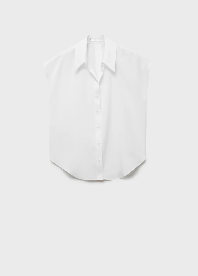 Lyocell sleeveless shirt