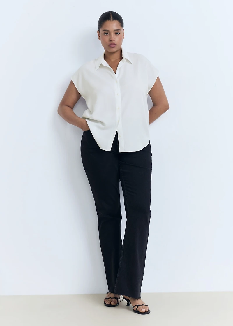 Lyocell sleeveless shirt