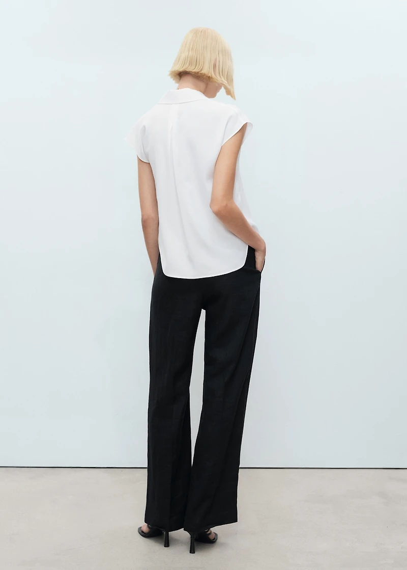 Lyocell sleeveless shirt