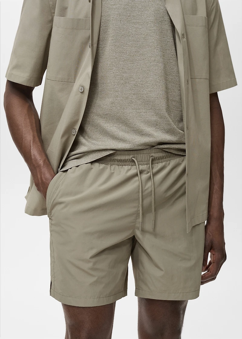 Swimsuit with zip pockets