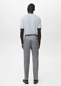 Slim fit linen pants