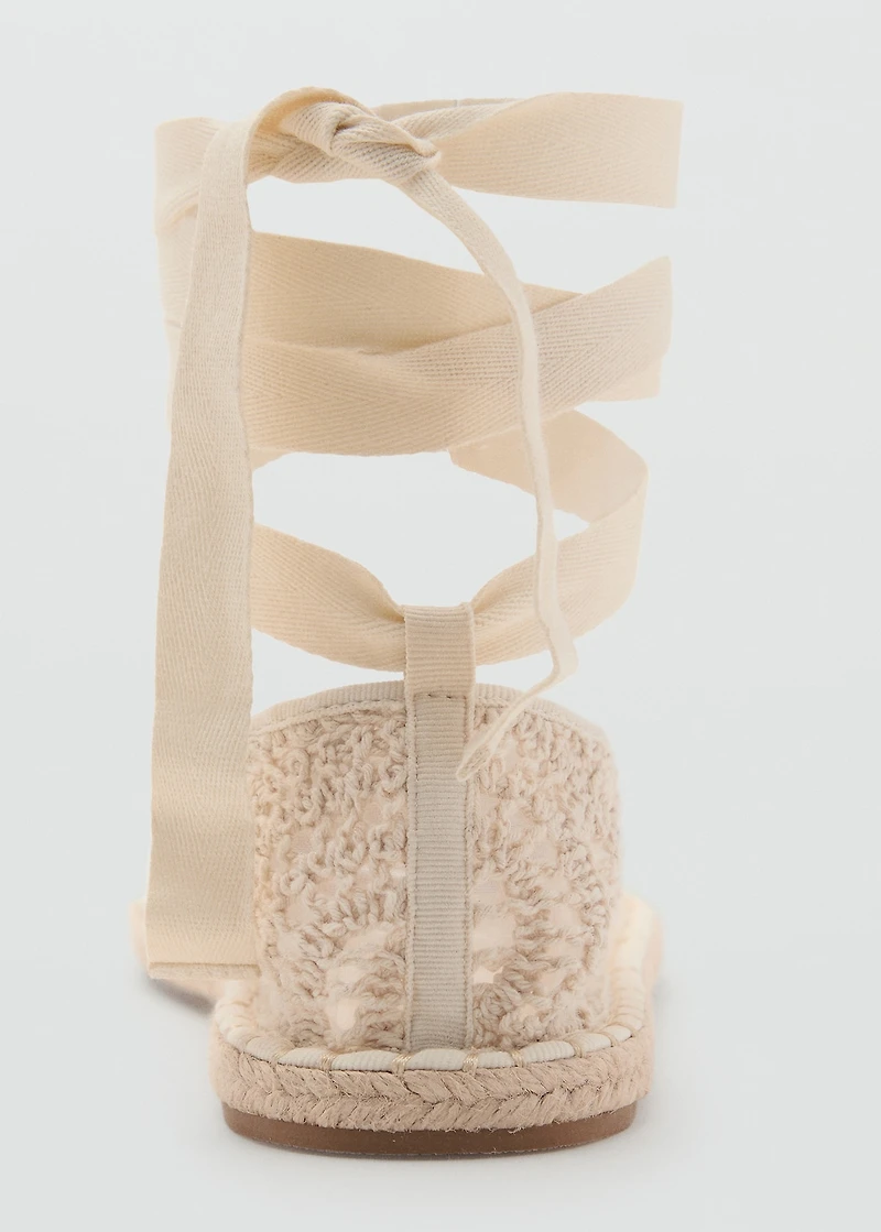 Crochet ballet flats